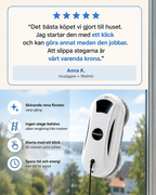 FönsterFri™ Pro – Automatisk Fönsterputsrobot